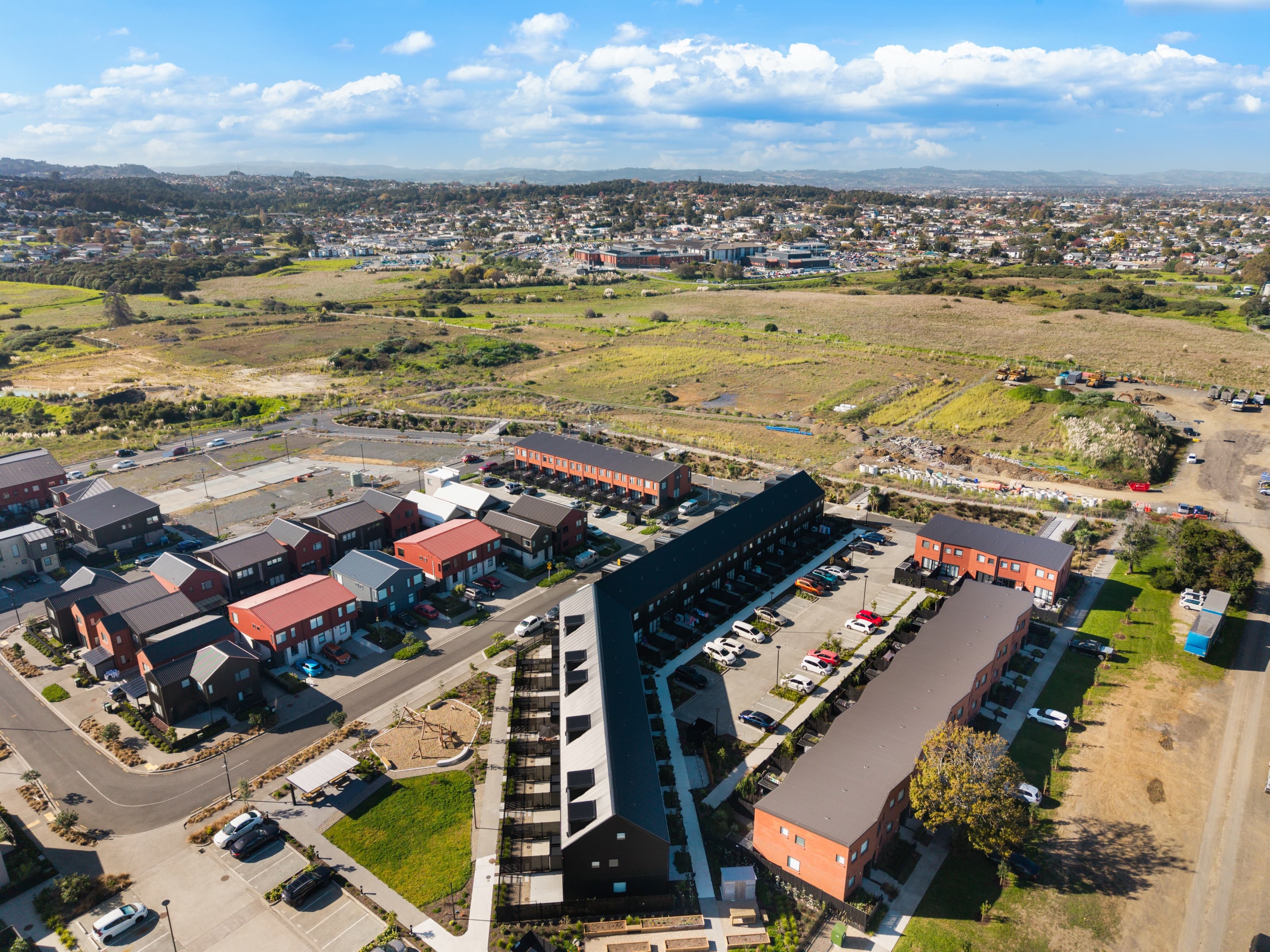 Aerial view — completed Wirihana stage 1