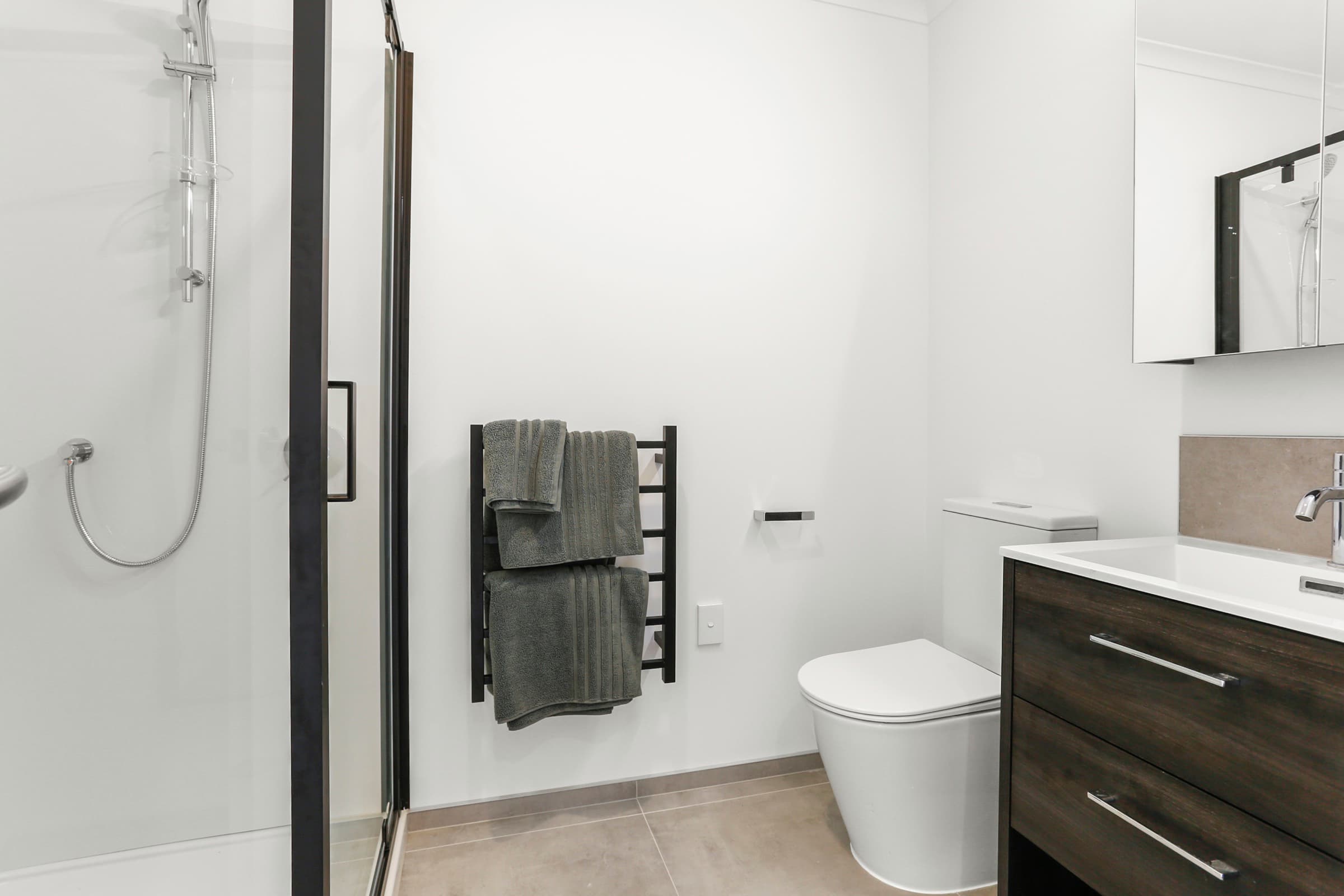 Bathroom — completed Wirihana home