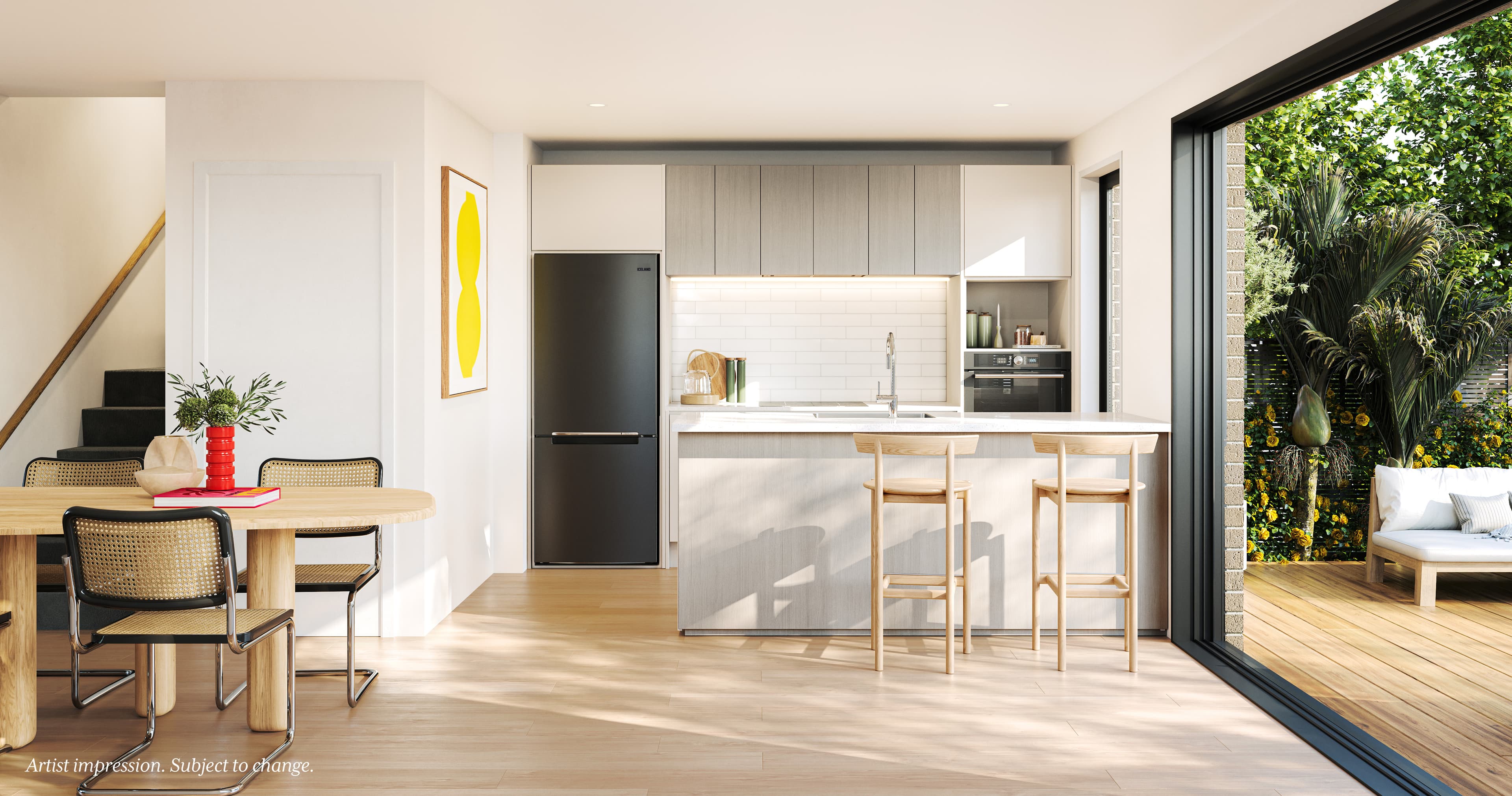 Kitchen detail — Wirihana home (render)