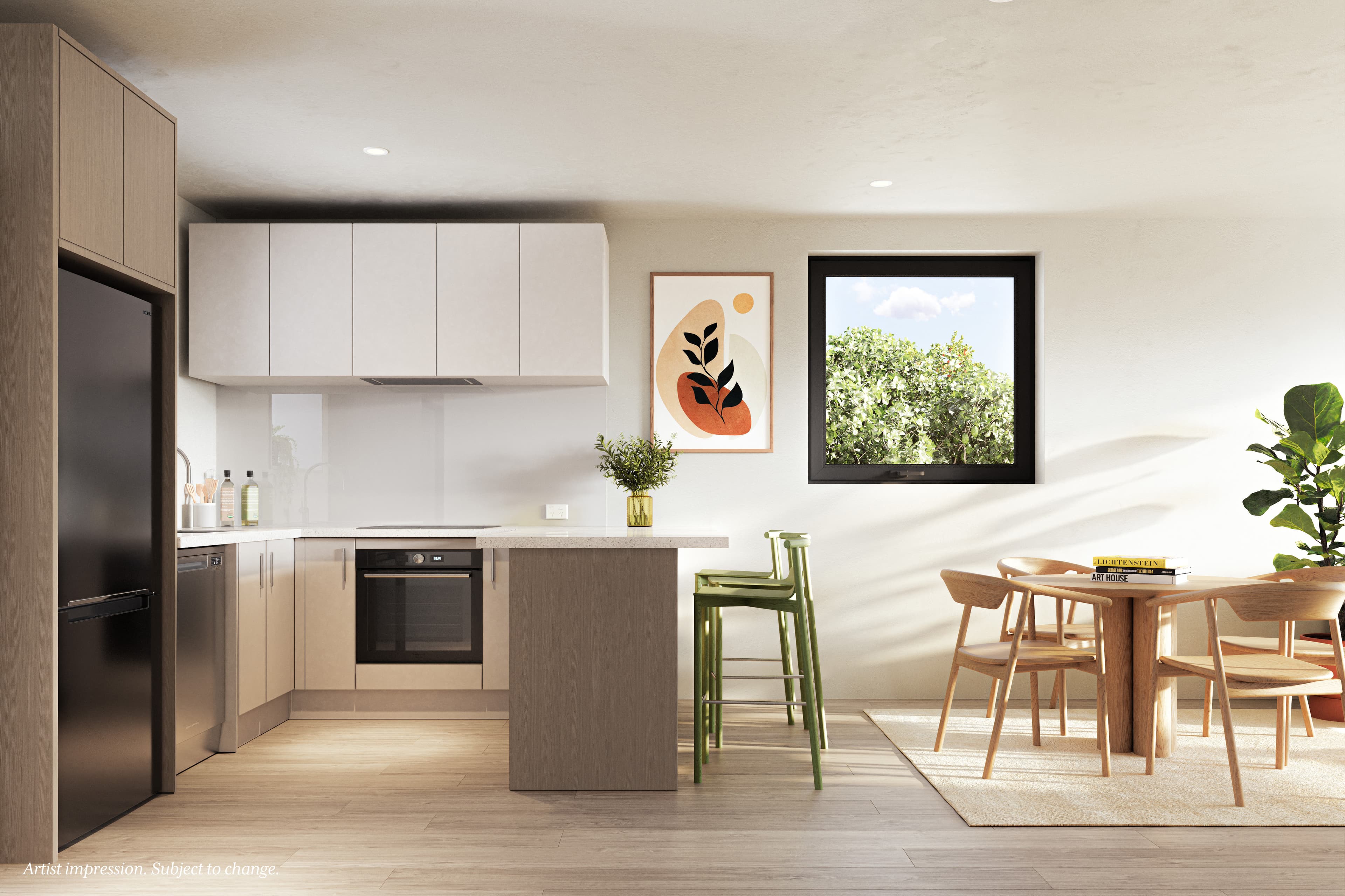 Kitchen — Wirihana home (render)